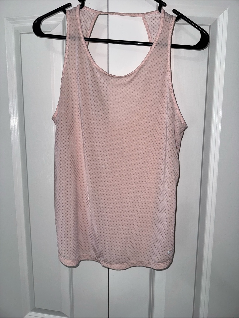 Nike Pale Pink Mesh Tank Top